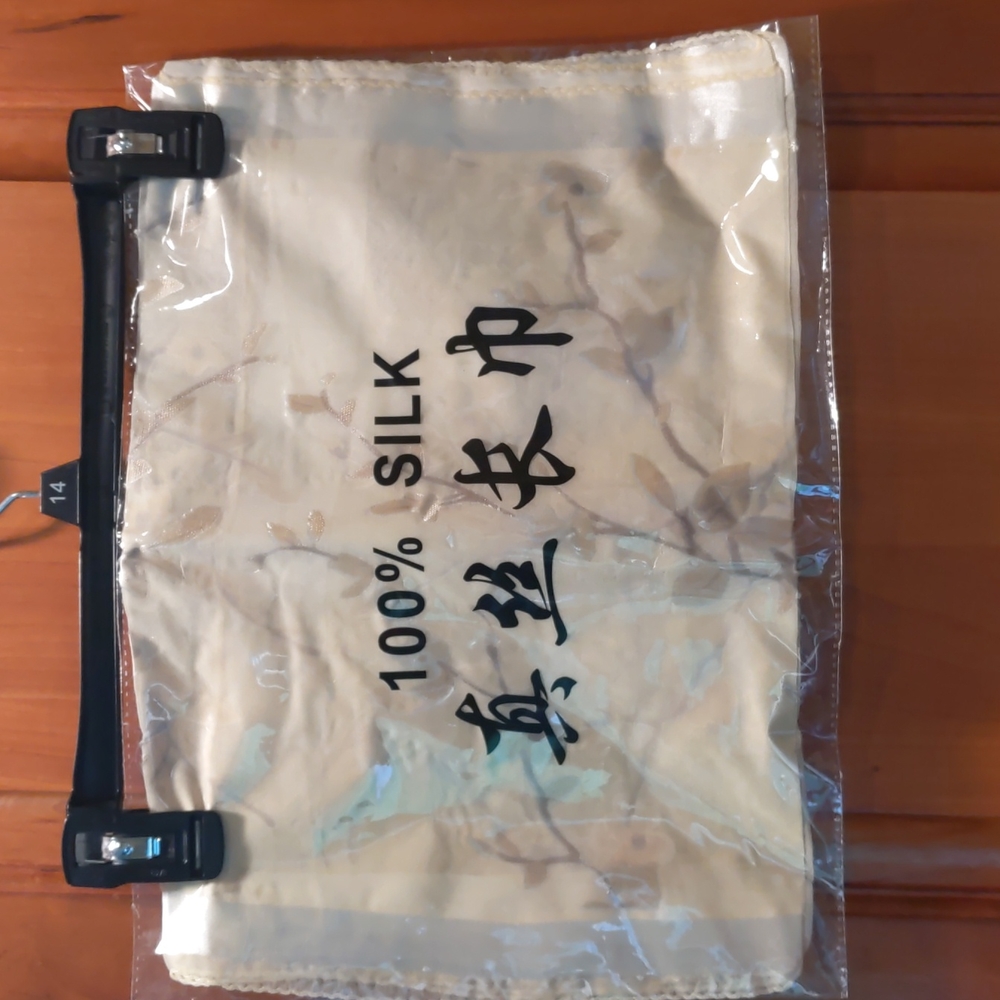New 100 Percent Silk Scarf